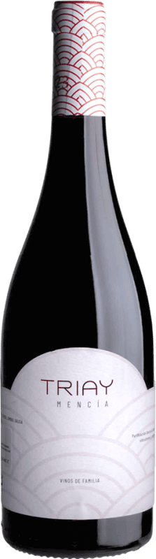 Envio grátis | Vinho Tinto Triay Jovem D.O. Monterrei Galiza Espanha Mencía 75 cl