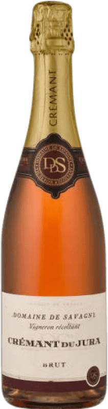 Free Shipping | Rosé sparkling Savagny Rosado Brut Reserve A.O.C. Crémant du Jura Jura France Pinot Black, Chardonnay 75 cl