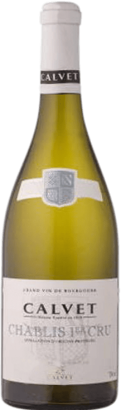 Kostenloser Versand | Weißwein Calvet A.O.C. Chablis Premier Cru Burgund Frankreich Chardonnay 75 cl