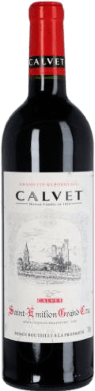 17,95 € | Red Wine Calvet Grand Cru Crianza — Aged A.O.C. Saint-Émilion Bordeaux France Merlot, Cabernet Franc 75 cl