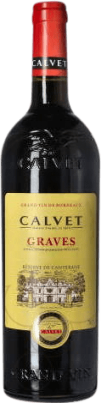 Kostenloser Versand | Rotwein Calvet Reserve A.O.C. Graves Bordeaux Frankreich Merlot, Cabernet Sauvignon, Cabernet Franc 75 cl