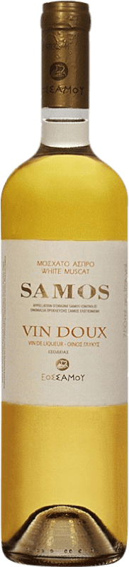 Бесплатная доставка | Сладкое вино UWC Samos Vin Doux White Muscat Греция Muscatel Small Grain 75 cl