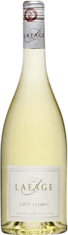 Envio grátis | Vinho branco Domaine Lafage Côte Floral Jovem I.G.P. Vin de Pays Côtes Catalanes Languedoque-Rossilhão França Viognier, Mascate Grão Pequeno 75 cl