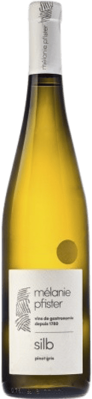 Бесплатная доставка | Белое вино Mélanie Pfister Silb A.O.C. Alsace Эльзас Франция Pinot Grey 75 cl