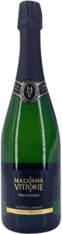 Envoi gratuit | Blanc mousseux Madonna Vittorie Trento Brut Réserve D.O.C. Alto Adige Trentin-Haut-Adige Italie Chardonnay 75 cl