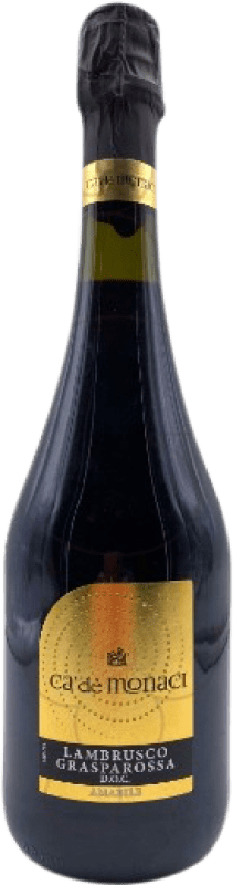 5,95 € | Espumante tinto Wines Co Ca'de Monaci Tinto D.O.C. Lambrusco di Sorbara Emília-Romanha Itália Lambrusco 75 cl
