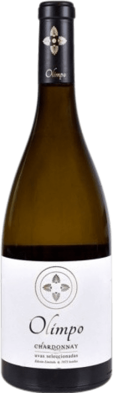 Spedizione Gratuita | Vino bianco Olimpo. Blanc I.G.P. Vino de la Tierra de Castilla Castilla-La Mancha Spagna Chardonnay 75 cl