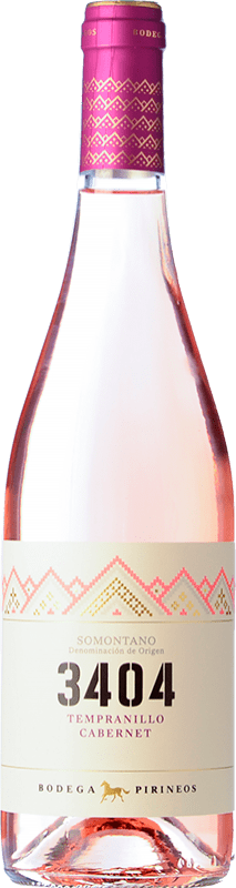 6,95 € | Rosé wine Pirineos 3404 Rose Young D.O. Somontano Aragon Spain 75 cl