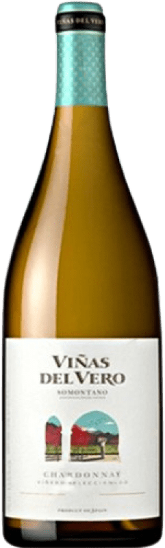 12,95 € Spedizione Gratuita | Vino bianco Viñas del Vero Giovane D.O. Somontano Bottiglia Magnum 1,5 L