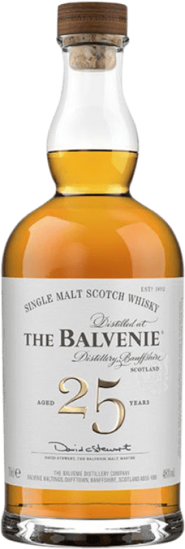 免费送货 | 威士忌单一麦芽威士忌 Balvenie 斯佩塞 英国 25 岁 70 cl