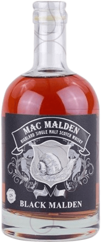 Free Shipping | Blended Whisky Mac Malden Black Malden Reserve — Aged United Kingdom Medium Bottle 50 cl