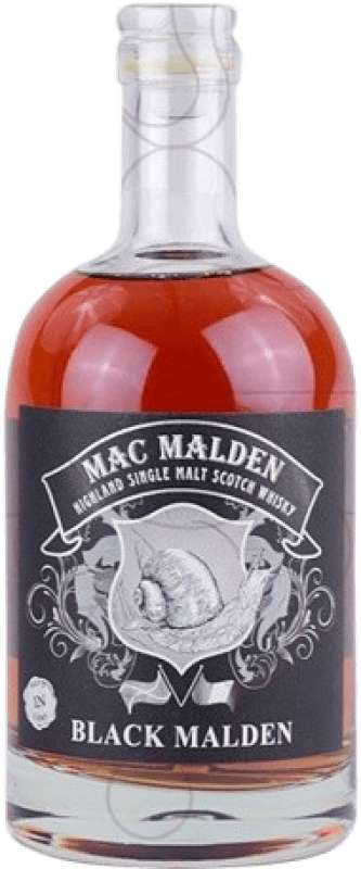 Envio grátis | Whisky Blended Mac Malden Black Malden Reserva Reino Unido Garrafa Medium 50 cl