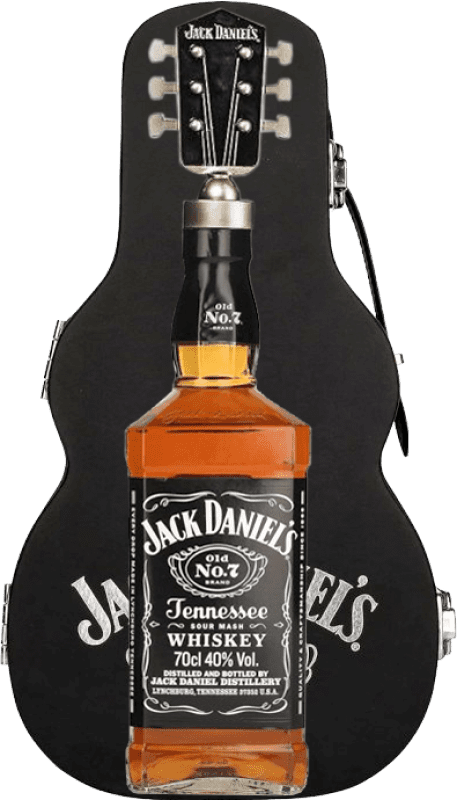 67,95 € Spedizione Gratuita | Whisky Bourbon Jack Daniel's Old Nº 7 Guitar Edizione Limitata