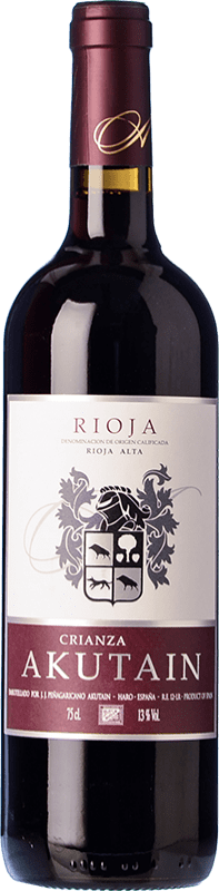 送料無料 | 赤ワイン Akutain Crianza — クリアンサ D.O.Ca. Rioja ラ・リオハ スペイン Tempranillo — テンプラニーリョ, Garnacha — グルナッシュ, Viura — ヴィウラ 75 cl