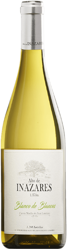 Free Shipping | White wine Alto de Inazares Blanco de Blancas Spain Viognier, Chardonnay, Sauvignon White, Gewürztraminer, Riesling 75 cl