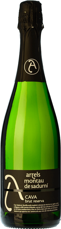 Envoi gratuit | Blanc mousseux Montau de Sadurní Arrels Brut Réserve D.O. Cava Catalogne Espagne Macabeo, Xarel·lo, Parellada 75 cl