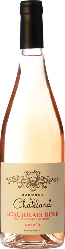 Envio grátis | Vinho Rosé Baronne du Chatelard d'Été Rosé Jovem A.O.C. Beaujolais Borgonha França Gamay 75 cl