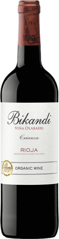 Бесплатная доставка | Красное вино Olabarri Bikandi Crianza — Крианса D.O.Ca. Rioja Ла-Риоха Испания Tempranillo — Темпранильо 75 cl