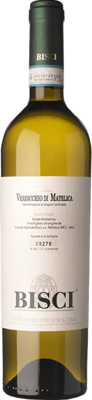 Бесплатная доставка | Белое вино Bisci D.O.C. Verdicchio di Matelica Marche Италия Verdicchio — Вердиккьо 75 cl