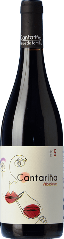 Free Shipping | Red wine Cantariña 5 Valdeobispo D.O. Bierzo Castilla y León Spain Mencía 75 cl