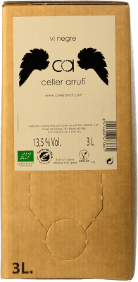Free Shipping | Red wine Arrufí Negre D.O. Terra Alta Catalonia Spain Syrah, Grenache, Carignan Bag in Box 3 L
