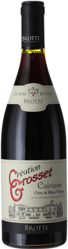 25,95 € Kostenloser Versand | Rotwein Brotte Création Grosset Cru Cairanne Rouge Alterung V.D.P. Grosses Gewächs GG