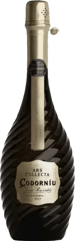 Free Shipping | White Sparkling Wine Codorníu Ars Collecta Josep Raventós Brut Grand Reserve D.O. Cava Catalonia Spain Pinot Black, Macabeo, Xarel·lo, Chardonnay, Parellada 75 cl