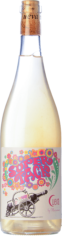 15,95 € Envío gratis | Vino blanco Cueva Supertack
