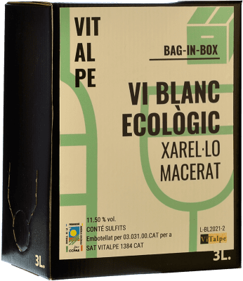 Vitalpe Doll Diví Macerat Xarel·lo Ökologisch Bag in Box 3 L