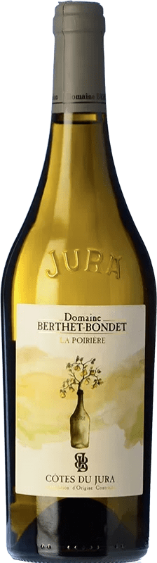 Бесплатная доставка | Белое вино Berthet-Bondet La Poirière A.O.C. Côtes du Jura Jura Франция Chardonnay 75 cl