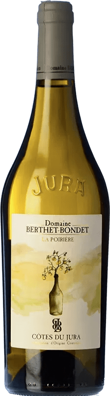Бесплатная доставка | Белое вино Berthet-Bondet La Poirière A.O.C. Côtes du Jura Jura Франция Chardonnay — Шардоне 75 cl
