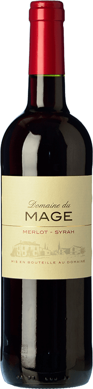 Free Shipping | Red wine Domaine du Mage I.G.P. Vin de Pays Côtes de Gascogne France Merlot, Syrah 75 cl