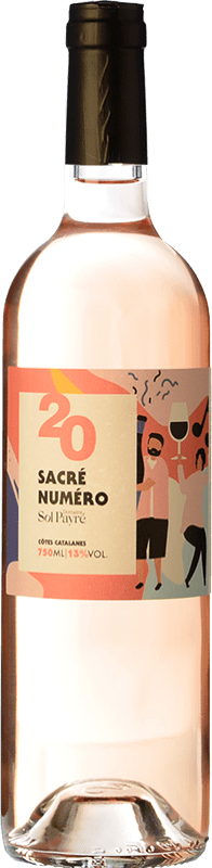 Free Shipping | Rosé wine Sol Payré Sacré Numéro Rosé Young I.G.P. Vin de Pays Côtes Catalanes Roussillon France Syrah, Grenache 75 cl