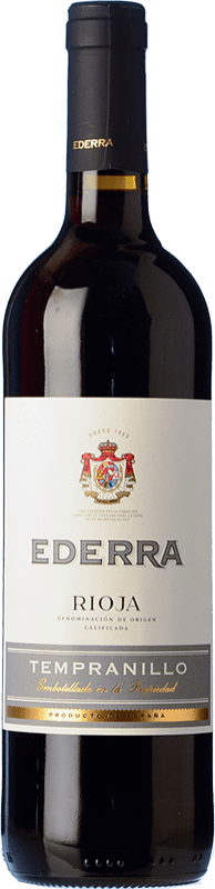 Free Shipping | Red Wine Bodegas Bilbaínas Ederra Cosecha — Harvest D.O.Ca. Rioja The Rioja Spain Tempranillo 75 cl
