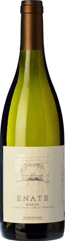 11,95 € | White wine Enate Bocetos D.O. Somontano Catalonia Spain Chardonnay, Gewürztraminer Bottle 75 cl