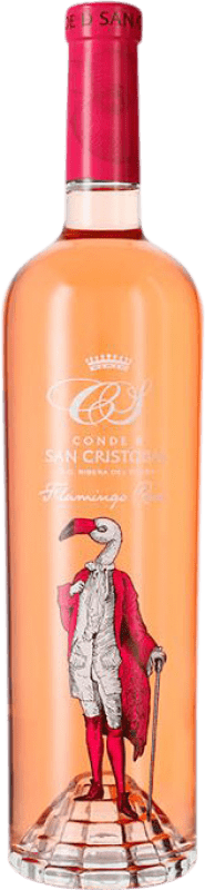 25,95 € | Rosé-Wein Conde de San Cristóbal Flamingo Rosé Jung D.O. Ribera del Duero Kastilien und León Spanien Tempranillo 75 cl