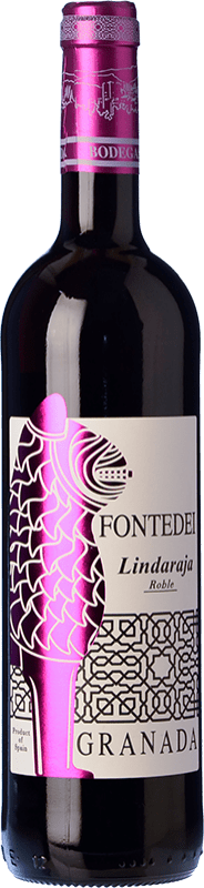 10,95 € | 红酒 Fontedei Lindaraja D.O.P. Vino de Calidad de Granada 安达卢西亚 西班牙 Tempranillo, Syrah 75 cl