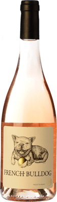 Wines and Brands French Bulldog Rosé Vin de Pays d'Oc Молодой 75 cl