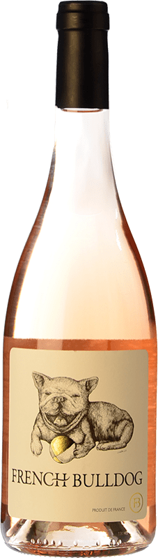 17,95 € | Розовое вино Wines and Brands French Bulldog Rosé Молодой I.G.P. Vin de Pays d'Oc Лангедок Франция Grenache, Cinsault 75 cl