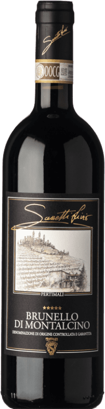 Бесплатная доставка | Красное вино Livio Sassetti Podere Pertimali D.O.C.G. Brunello di Montalcino Тоскана Италия Sangiovese 75 cl