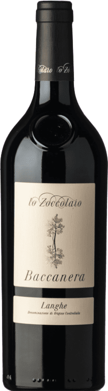 Бесплатная доставка | Красное вино Lo Zoccolaio Rosso Baccanera D.O.C. Langhe Пьемонте Италия Merlot, Cabernet Sauvignon, Nebbiolo, Barbera 75 cl