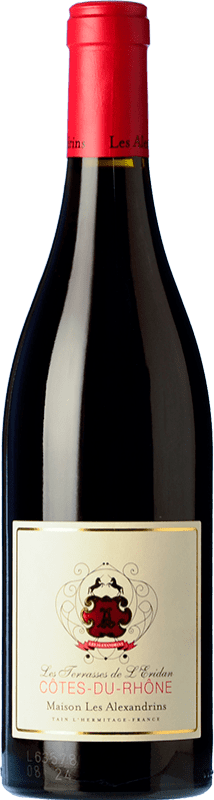 10,95 € | Vin rouge Domaine Les Alexandrins Terrasses Rouge A.O.C. Côtes du Rhône Rhône France Syrah 75 cl