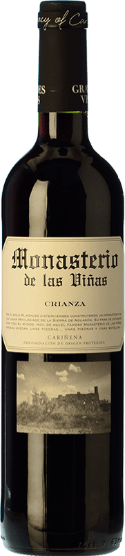 4,95 € | Vino rosso Grandes Vinos Monasterio de las Viñas Crianza D.O. Cariñena Aragona Spagna Tempranillo, Grenache, Carignan 75 cl