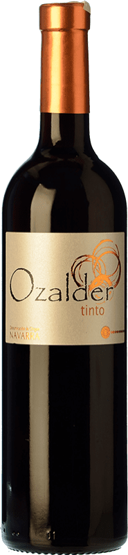 Бесплатная доставка | Красное вино Ozalder D.O. Navarra Наварра Испания Tempranillo, Syrah 75 cl