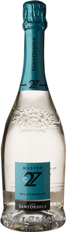7,95 € | White Sparkling Wine Sant'Orsola Cuvée Extradry Master C27 Extra Dry D.O.C. Prosecco Veneto Italy Garganega, Glera 75 cl