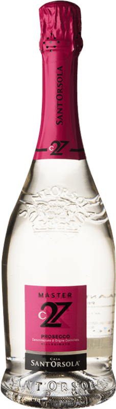 7,95 € | Белое игристое Sant'Orsola Extradry Master C27 Экстра сухой D.O.C. Prosecco Венето Италия Glera 75 cl