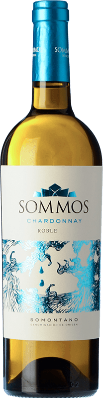 7,95 € | White wine Sommos Oak D.O. Somontano Catalonia Spain Chardonnay Bottle 75 cl