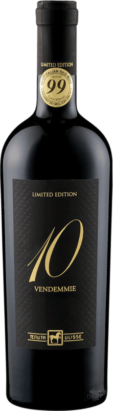 Free Shipping | Red wine Tenuta Ulisse 10 Vendemmie Limited Edition Rosso Italy Montepulciano 75 cl