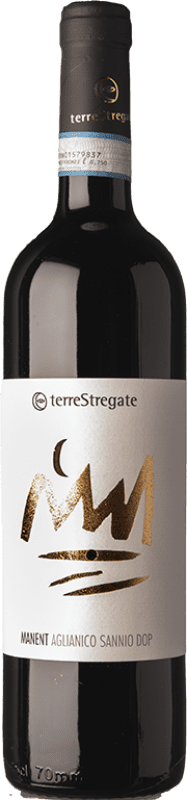 Бесплатная доставка | Красное вино Terre Stregate Manent D.O.C. Sannio Кампанья Италия Aglianico 75 cl