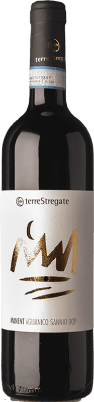 Бесплатная доставка | Красное вино Terre Stregate Manent D.O.C. Sannio Кампанья Италия Aglianico — Аглианико 75 cl